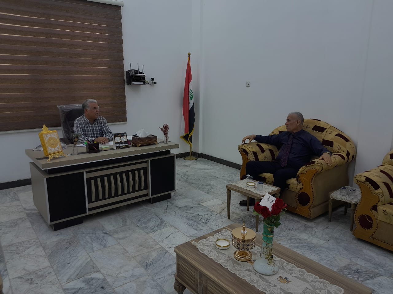 زيارة تعاون بين مكتبة كلية العلوم التطبيقية – هيت والمكتبة العامة في القضاء
